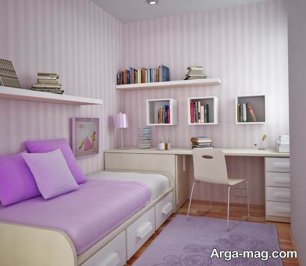 ایده لاکچری چیدمان اتاق ۹ متری