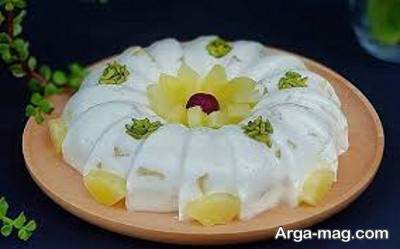 آموزش تهیه دسر آناناس