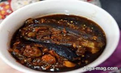 آموزش ترشی بادمجان و موسیر