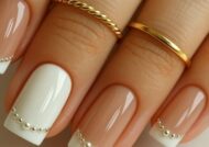 طراحی ناخن مربعی با ایده لاکچری