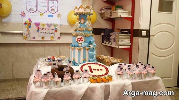 ایده دیزاین کیک جشن هزار شیک