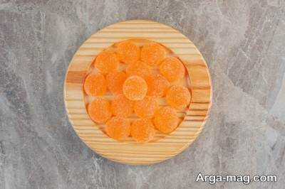 آموزش تهیه آبنبات پرتقالی
