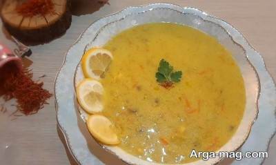 نحوه تهیه سوپ زعفرانی