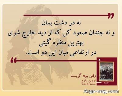 جملات کتاب وقتی نیچه گریست با مفاهیم ناب
