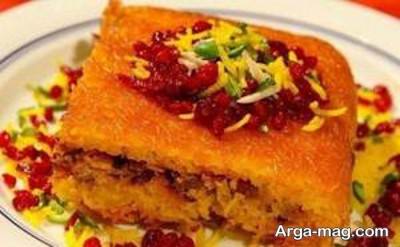 آمورش تهیه ته چین کشمش و لپه