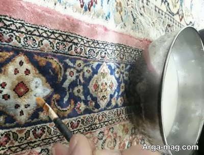 پیشگیری از رنگ دادن فرش های دستباف بعد از شستشو 