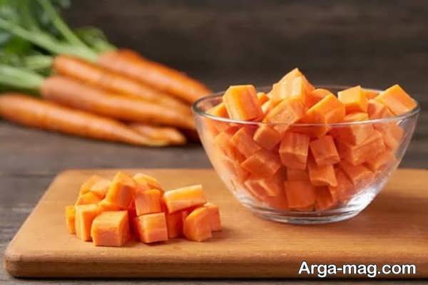 روش های فریز کردن هویج