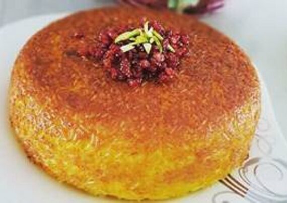 آمورش طرز تهیه ته چین کشمش و لپه