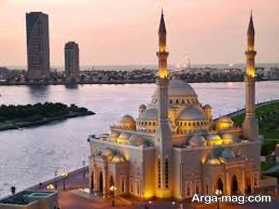مسجد النور شارجه از مساجد دیدنی امارات