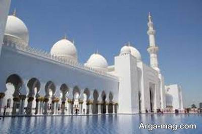 مسجد بزرگ شیخ زاید از معروف ترین مساجد امارات