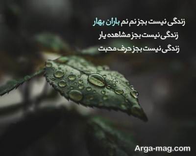 متن زیبا درباره باران