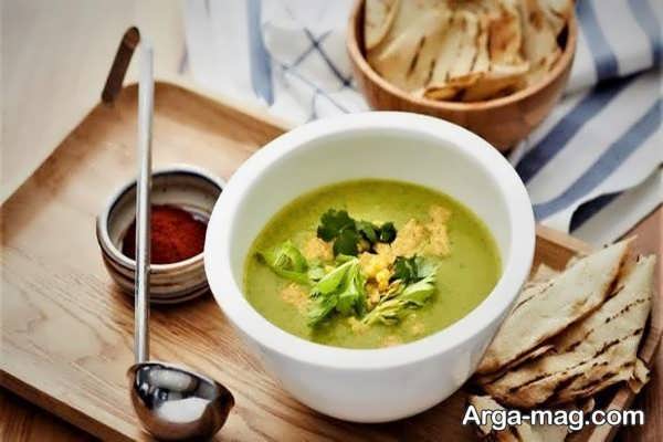 دستورالعمل و طرز تهیه آش کرفس و گردو