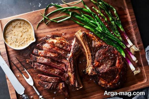 طرز تهیه استیک ریبای رستورانی