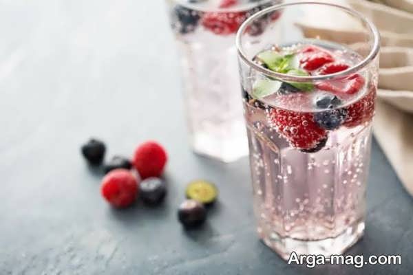 طرز تهیه نوشیدنی گازدار طبیعی