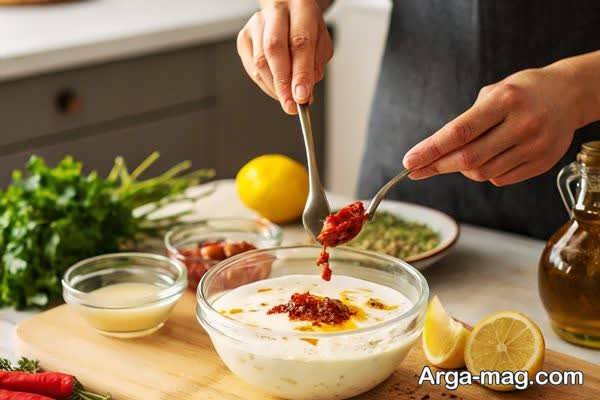 طرز تهیه ماست فلفلی رستورانی