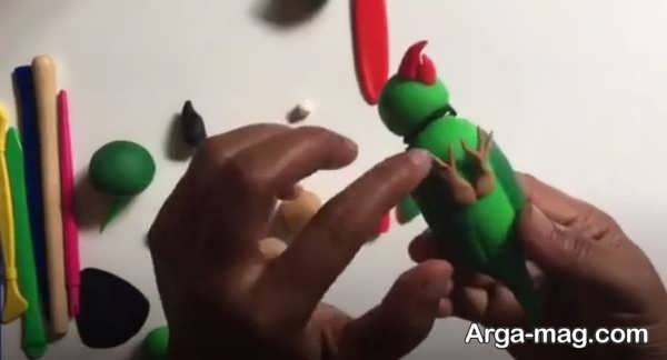  ساخت عروسک طوطی