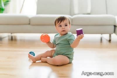 بازی با کودک 8 ماهه