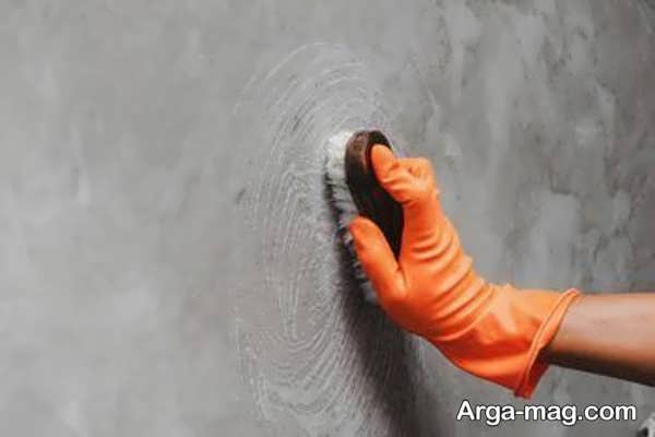 پاک کردن دوده از دیوار با جوش شیرین 