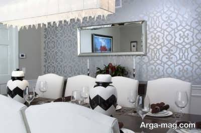 نحوه چیدمان دکور خانه با رنگ نقره ای