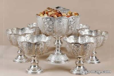 استفاده از دکوری جات به رنگ نقره ای در خانه 