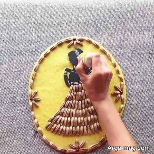 کاردستی با هسته خرما جذاب وکاربردی