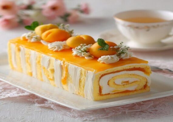 طرز تهیه رولت زردآلو خانگی