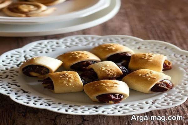 طرز تهبه کروسان خرمایی با کره
