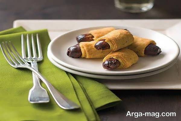 طرز تهیه کروسان خرمایی سریع و آسان