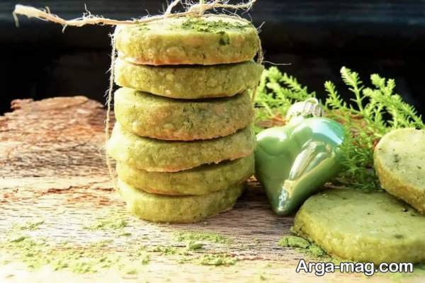 طرز تهیه بیسکویت چای سبز برای مهمانی