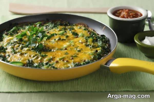طرز تهیه املت عدس با شیر
