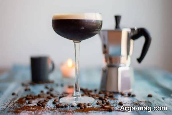 مراحل تهیه اسپرسو مارتینی
