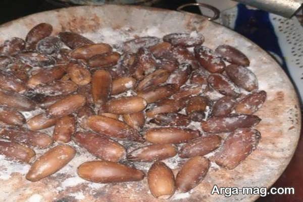 طرز تهیه بلوط کبابی مرحله به مرحله