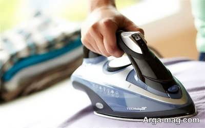 خشک کردن کراوات با اتو 