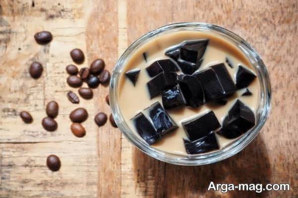 روش درست کردن ژله با قهوه