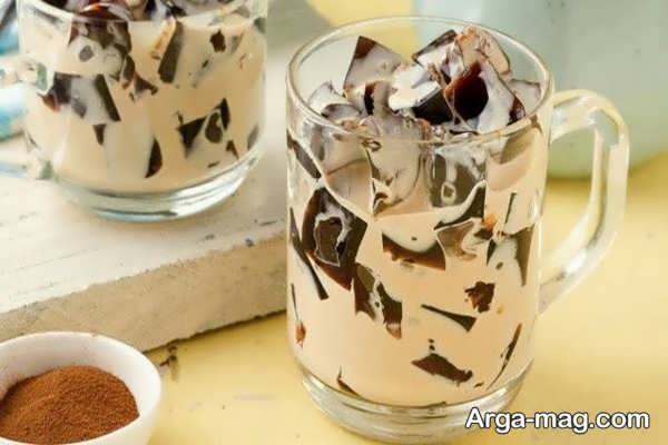 دستور تهیه دسر ژله قهوه