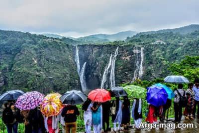 آبشار زیبای هندوستان 