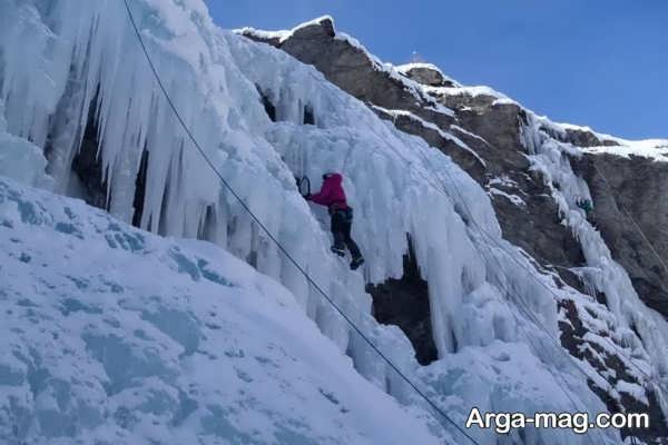 آبشار یخی نوا کجاست؟