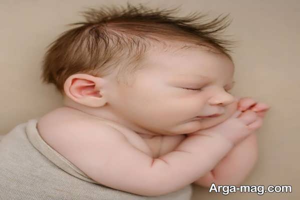 دلیل زبر و ایستاده بودن موی نوزاد