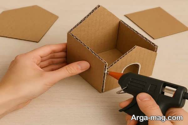وسایل مورد نیاز برای ساخت خانه با کارتون