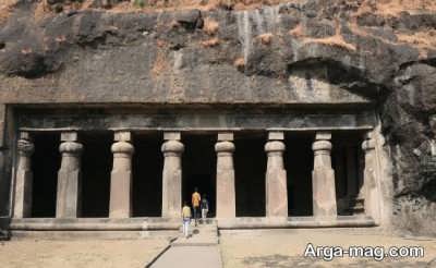 معماری جالب غار الفنتا