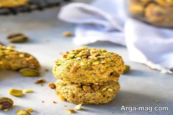 روش درست کردن شیرینی پسته‌ ای خانگی