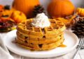 طرز تهیه وافل کدوحلوایی خانگی
