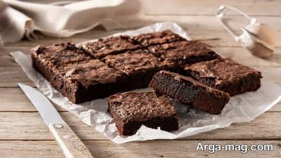 تهیه براونی با تابه 