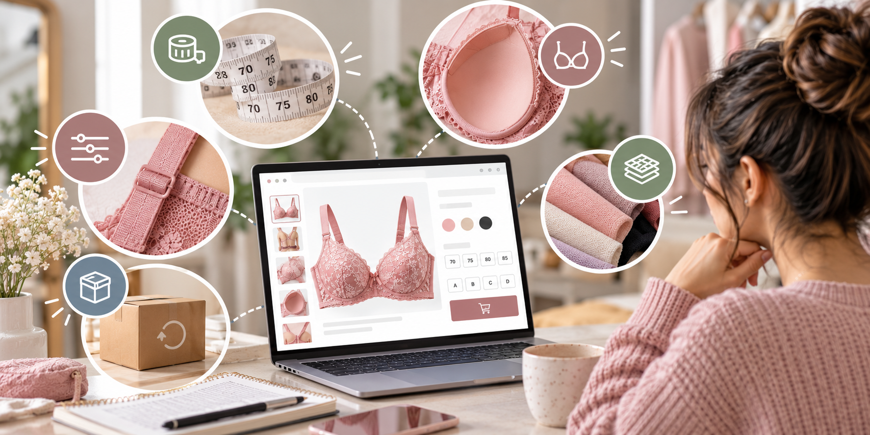 برای خرید اینترنتی سوتین چه چیزهایی را بررسی کنیم؟
