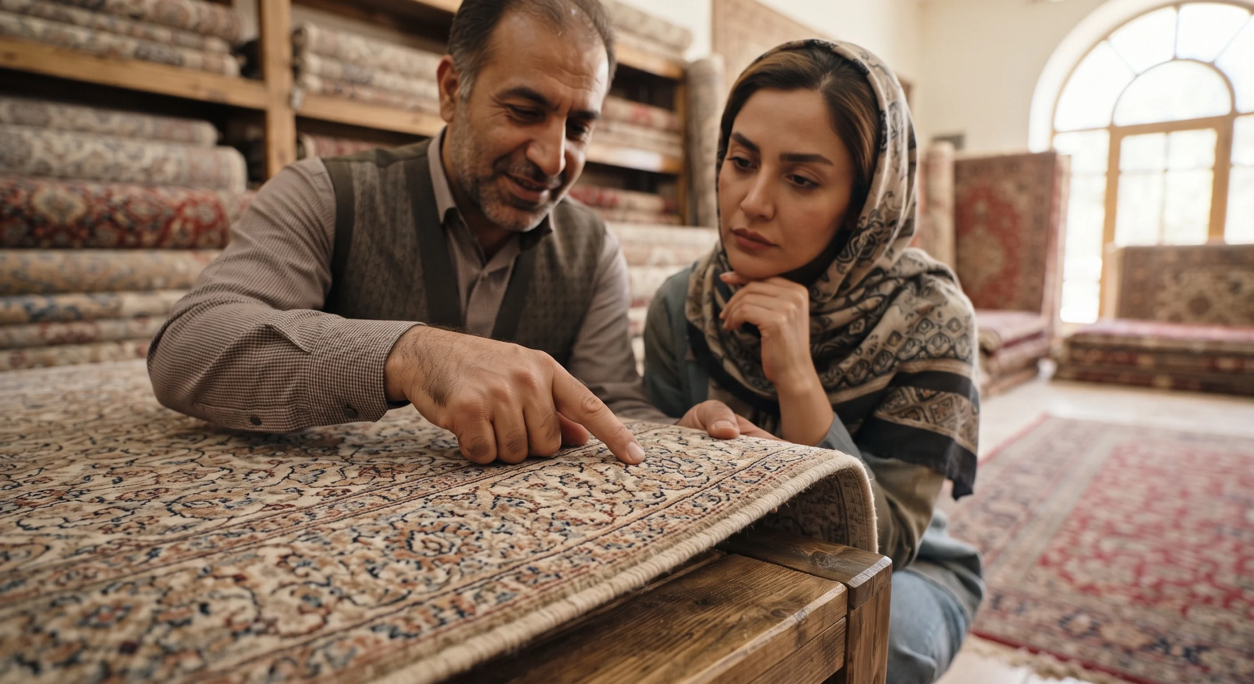 راهنمای خرید فرش بر اساس تراکم